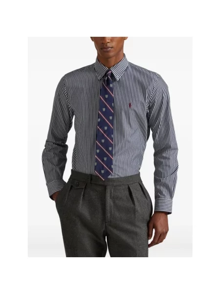 Polo Ralph Lauren Koszule Mężczyzna Niebieski XL Shirts granatowa