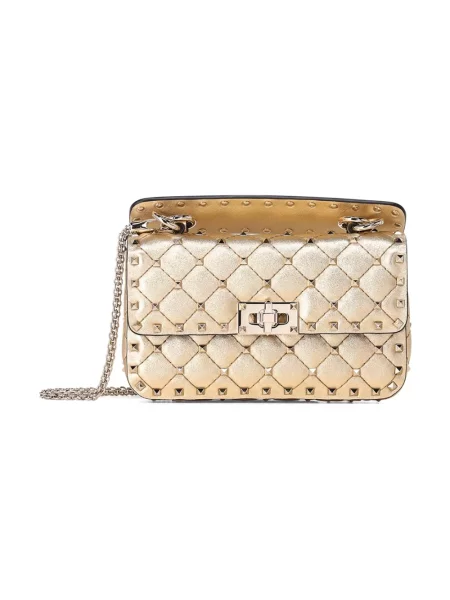 Torebka crossbody Valentino skórzana żółta