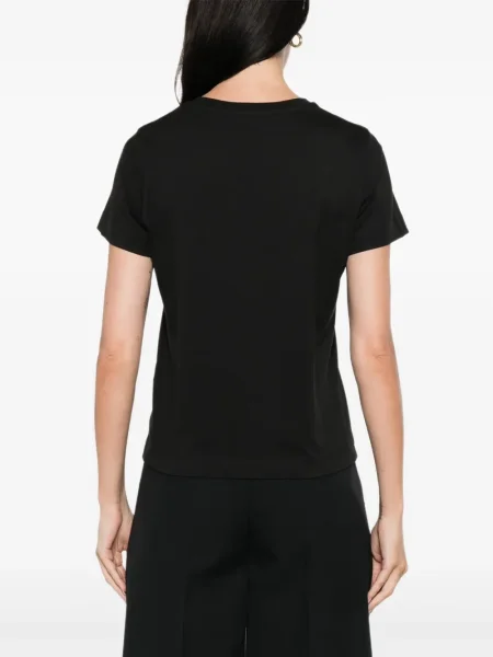 Tricou Moncler cu broderie negru