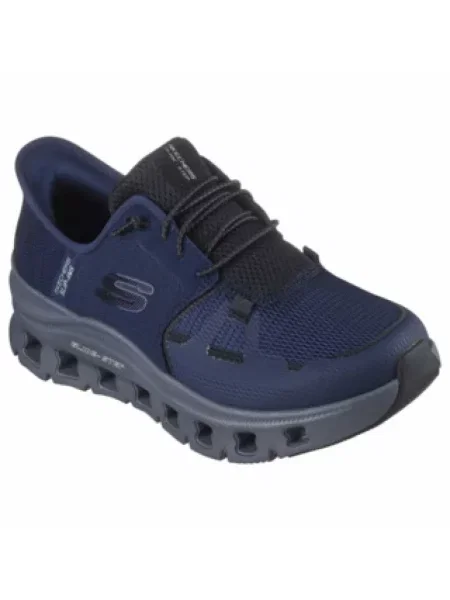 Sneakersy Skechers niebieskie
