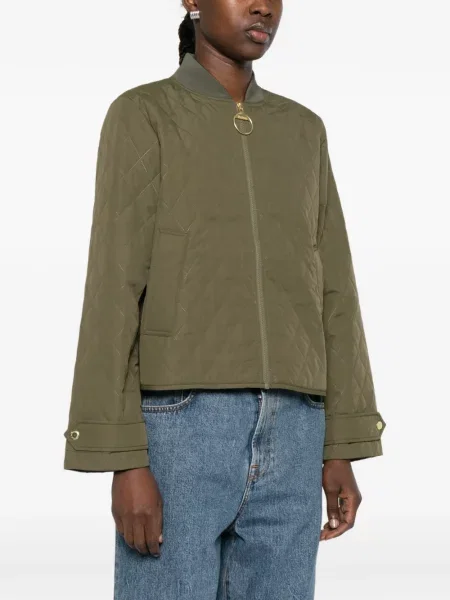 Pikowana kurtka Barbour zielona