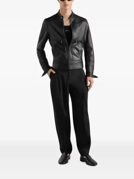 Geanta de piele Dolce & Gabbana negru