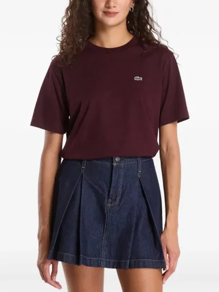 Tricou Lacoste cu autograf violet