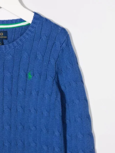 Sweter dziecięcy Polo Ralph Lauren niebieski