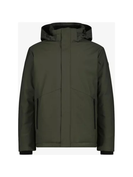 Kurtka z kapturem CMP Snaps Hood Softshell zieleń chromowa 52 zielona
