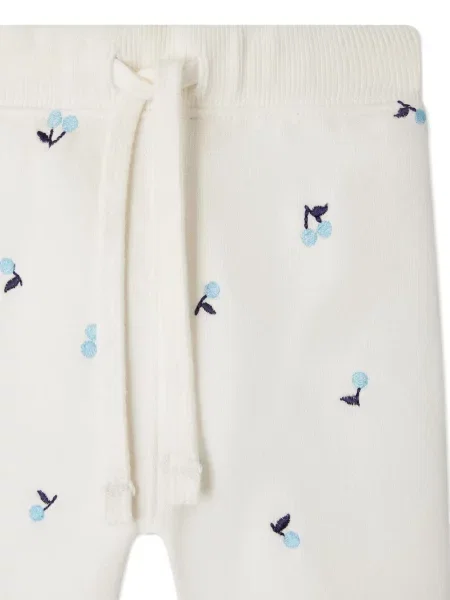 Legginsy dziecięce Bonpoint białe