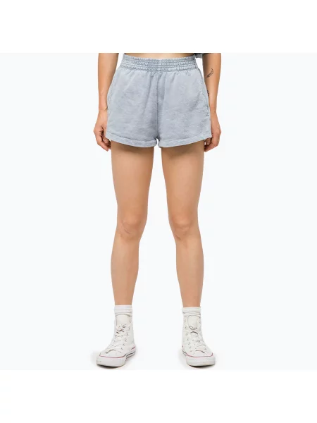Pantaloni scurți pentru femei Kaotiko Washed steel