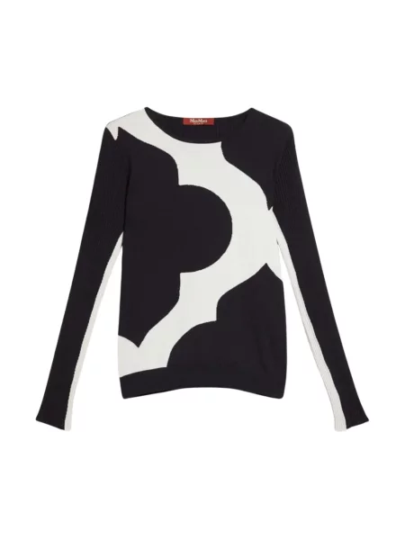 Sweter Max Mara niebieski