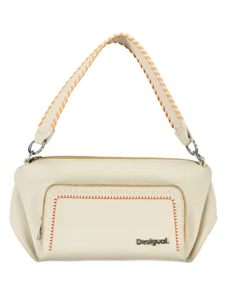 Geanta crossbody Desigual alb