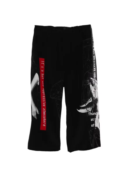 Grafic pantaloni Yohji Yamamoto cu imagine negru