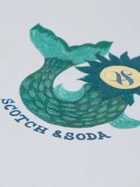 Μπλούζα Scotch & Soda με σχέδιο γκρι