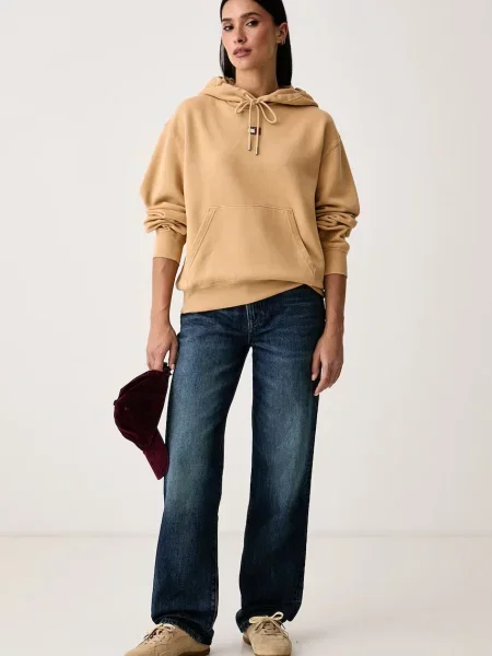 Tommy Jeans Hanorac | Relaxed fit bej
