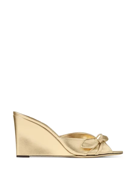 Sandale Jimmy Choo cu funde auriu