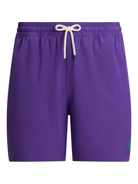Ριγέ δερμάτινος κάλτσες Polo Ralph Lauren με κορδόνι μαύρο