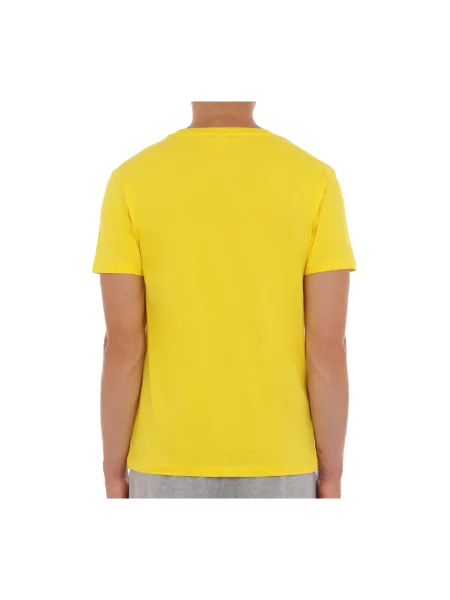 Koszulka Moschino z logo żółta