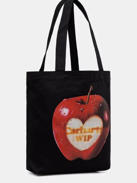 Geantă shopper Carhartt Wip din canvas cu imagine negru