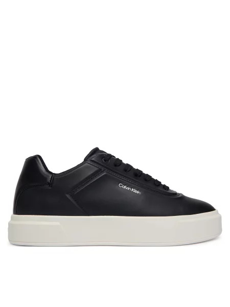 Calvin Klein Laisvalaikio batai Basket Cups Oxf Lup Hf Lth juoda