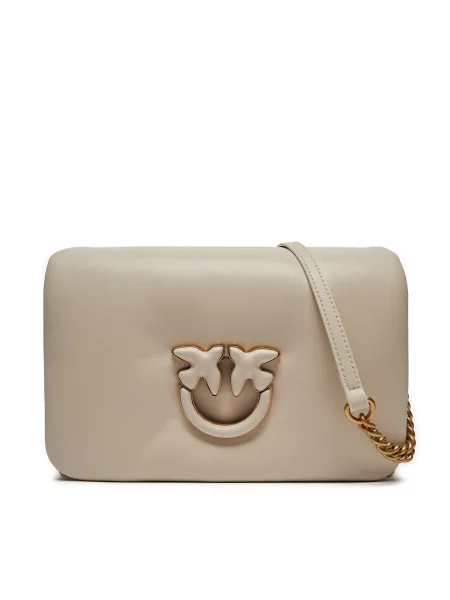 Rankinė Pinko Love Click Puff Classic PE 24 PLTT Écru