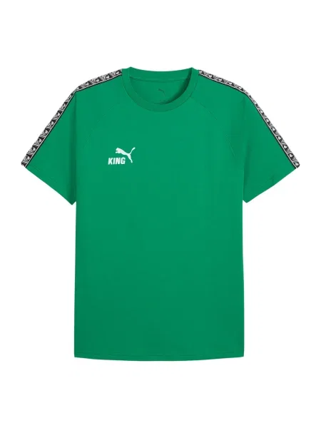PUMA Tricou funcțional verde / negru alb