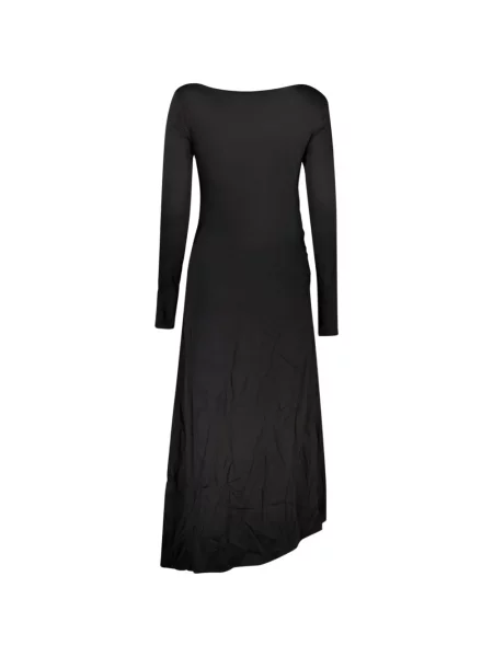 Rochie midi Desigual cu imagine asimetrică negru