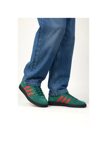 Sneakersy Adidas Originals skórzane zielone