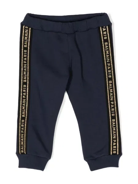 Spodnie dziecięce Balmain niebieskie