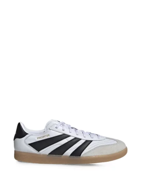 Sneakerși Adidas Predator din satin cu buline alb