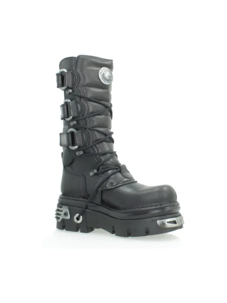 Botine New Rock negru