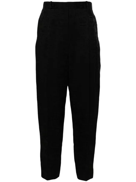 Pantaloni Elisabetta Franchi din jacard negru