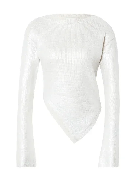 ABOUT YOU x Laura Giurcanu Pulover argintiu gri