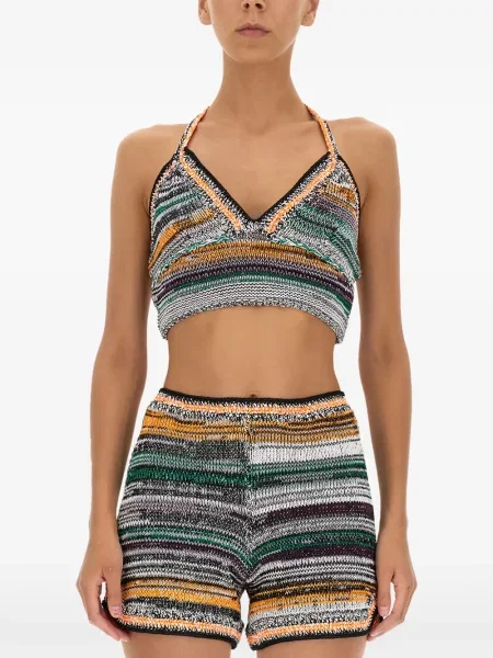 Top Miista cu gât halter
