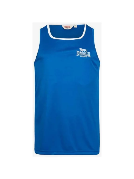 Koszulka Lonsdale Amateur Singlet bez rękawów niebiesko-biała XS biała