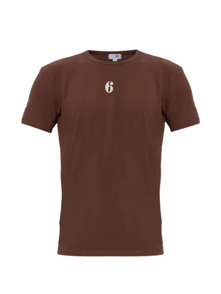 Tricou Mm6 Maison Margiela cu imagine maro