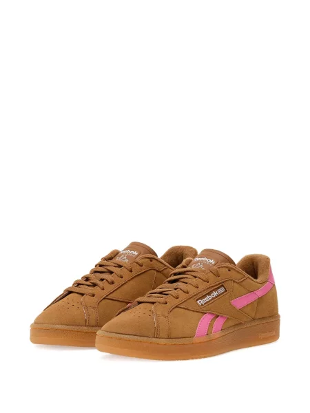 Sneakerși Reebok din piele de căprioară maro