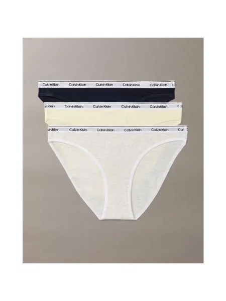 Majtki Calvin Klein Icon Logo żółte 3 sztuki XS czarne