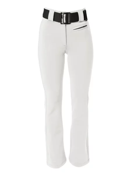 Cu centură pantaloni de schi Roberta Tonini alb