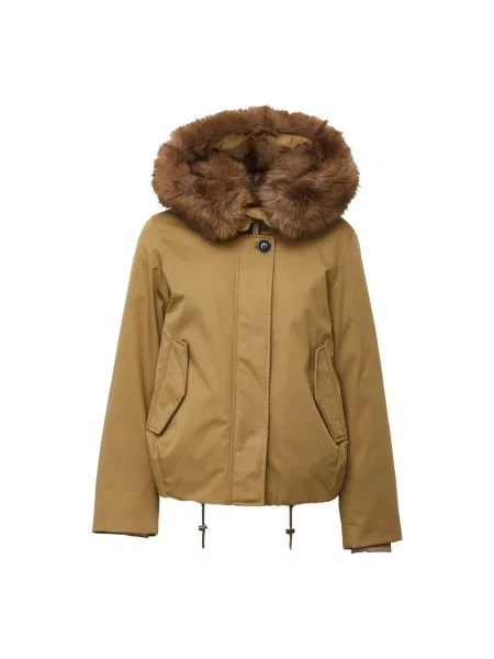 Parka Woolrich brązowa