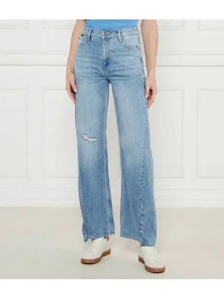 BOSS BLACK Blugi CROSSROAD | Boyfriend fit negru