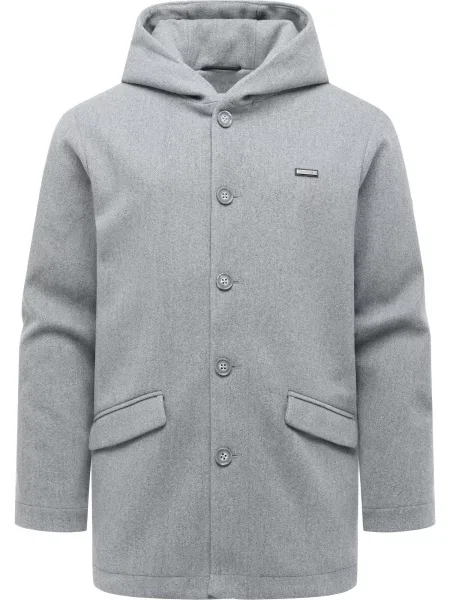 Ragwear Přechodný kabát Badyan světle šedá