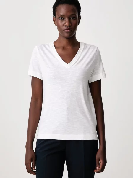Sisley basic tričko s modalem bílé