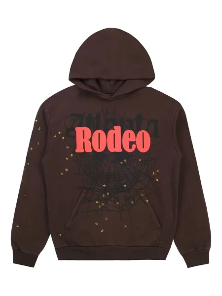 Hanorac cu glugă Sp5der maro