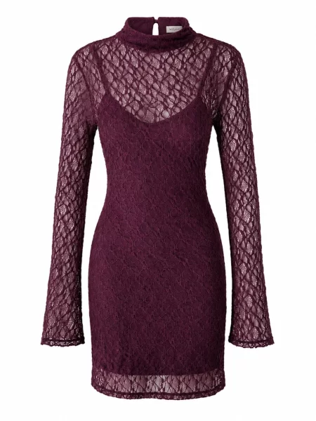 MYLAVIE by Sarah Harrison Rochie bordeaux roșu