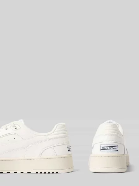 Sneakersy z naturalnej skóry model CARLO Marc O'polo białe
