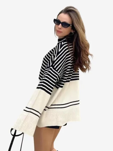 Bianco Lucci Pulover Pullover' črna