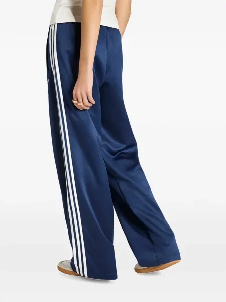 Satenske trčanje hlače Adidas plava
