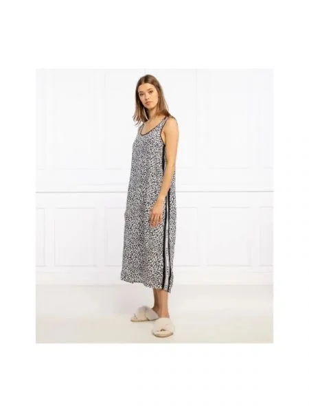 DKNY SLEEPWEAR Cămașă de noapte | Straight fit alb