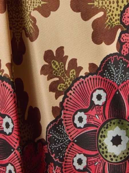Vestă La Doublej cu model floral cu imagine albastru