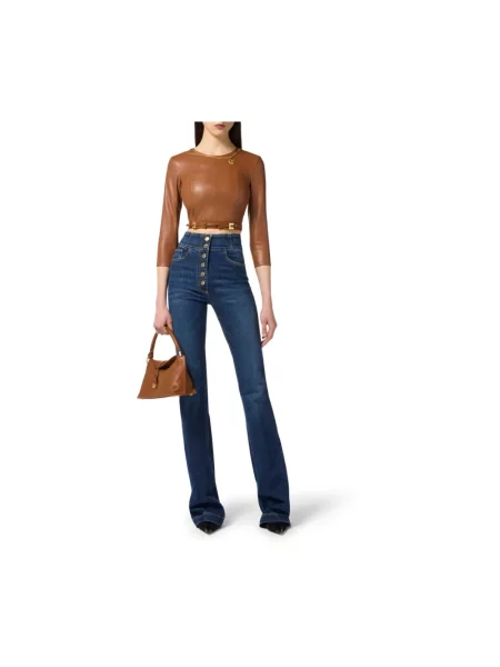 Top Elisabetta Franchi brązowy