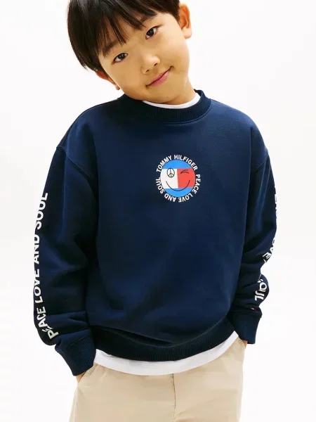 Tommy Hilfiger mikina detská s bavlnou