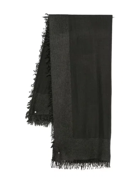 Fular Faliero Sarti cu franjuri negru